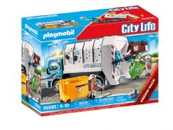 PLAYMOBIL CITY LIFE - CAMION POUBELLE AVEC EFFET LUMINEUX #70885